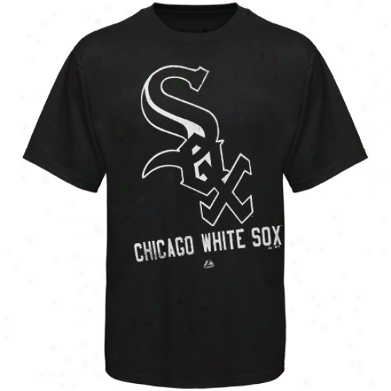 Majestic Chicago White Sox Winning Sign T-shirt - Black