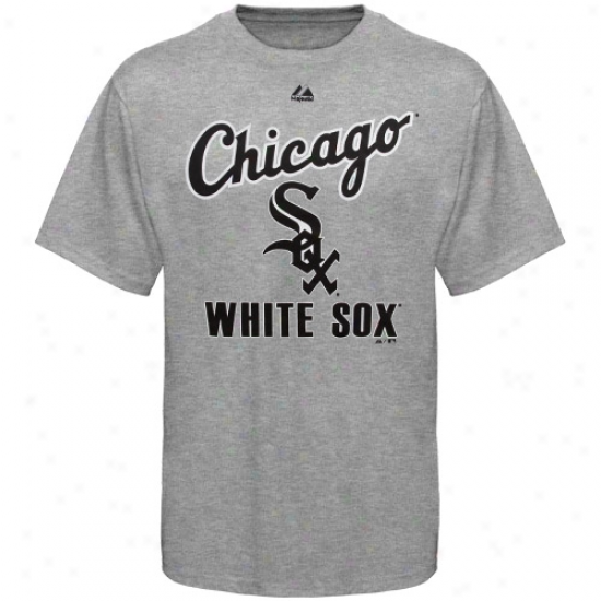 Majestic Chicago White Sox Youth Performance Fan T-shirt - Ash