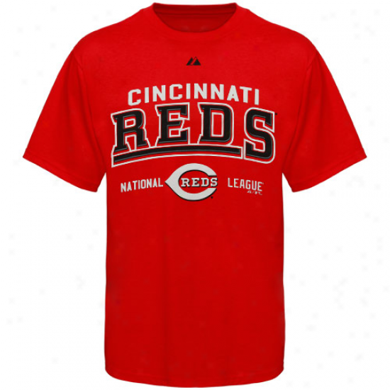 Majestic Cincinnati Reds Red Built Legacy T-shirt