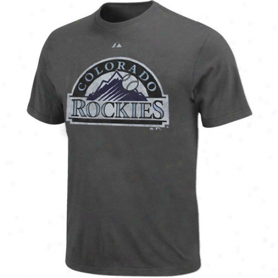 Splendid Colorado Rockies Chadcoal Ballyard Legends Heathered T-shirt