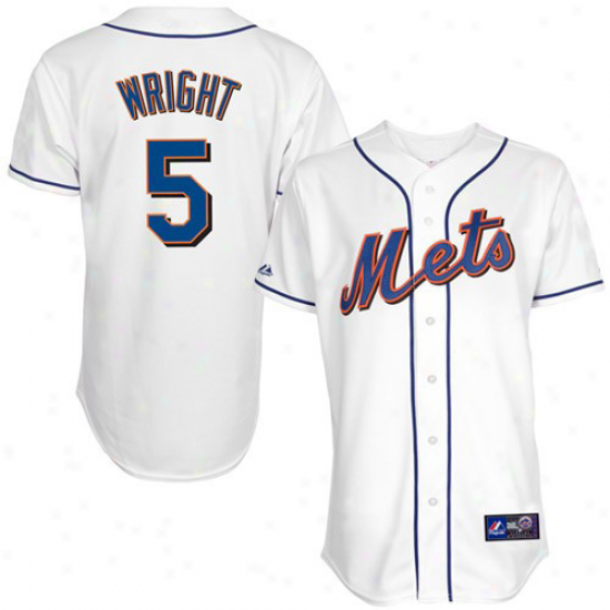 Majestic David Wright New York Mets Preschool Replica Jersey-white