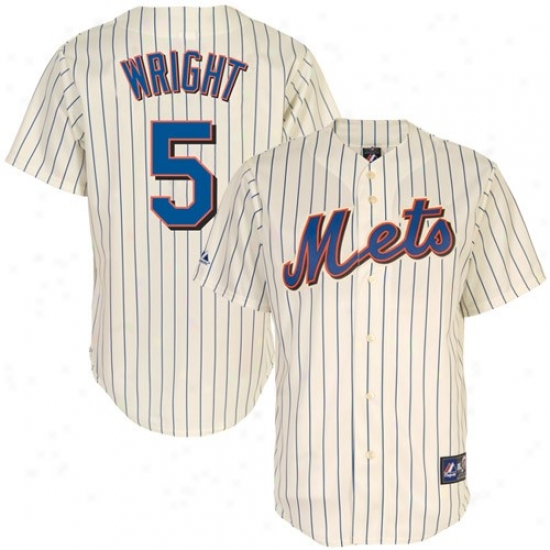 Majewtic David Wright New York Mets Replica Jersey-#5 Black