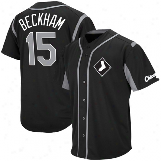 Majestic Gofdon Beckham Chicago White Sox Wind-up Jersey - Black