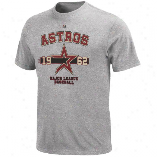 Majestic Houston Astros Opening Series T-shirt - Ash