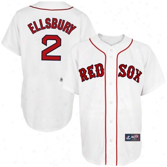 Majestic Jacoby Ellsbury Boston Red Sox Youth Replica Jersey-white