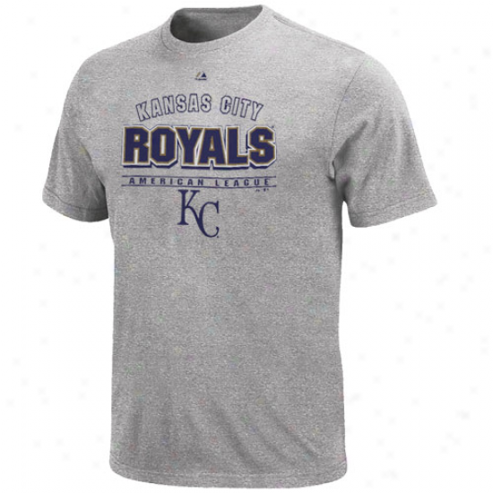 Majestic Kansas City Royals Opponent T-shirt - Ash