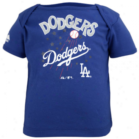 Majestic L.a. Dodgers Infant Royal Blue Grand Slam Mascot T-shirt