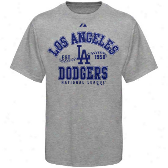 Splendid L.a. Dodgers Youth Ash Dial It Up T-shirt