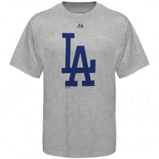 August L.a. Dodgers Youth Asy Soft Density Official Logo T-shirt