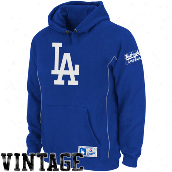 Splendid L.a. Dodgers Youth Royal Blue Be Proud Pullover Fleece Hoodie Sweatshirt