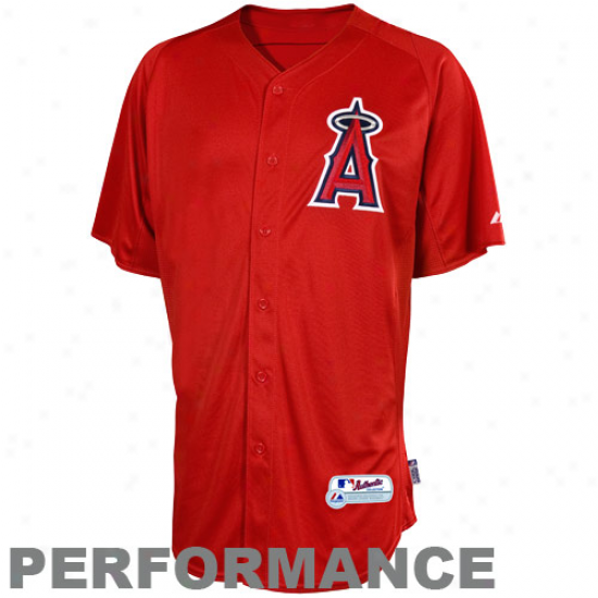 Majestic Los Angeles Angels Of Anaheim Youth Star Spangled T-shirt - Red