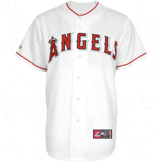 Majextic Los Angeles Angels Of Anaheim Youth Replica Jersey - White
