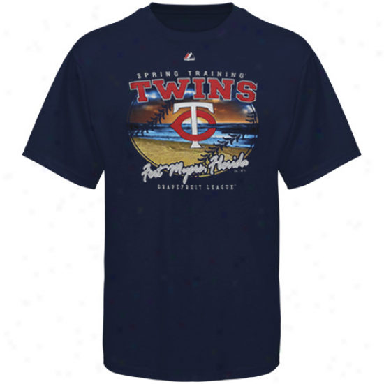 August Minnesota Twins Appeal lPay T-shirt - Navy Blue
