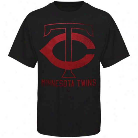 Majestic Minnesota Twins Winning Sign T-shirt - Black