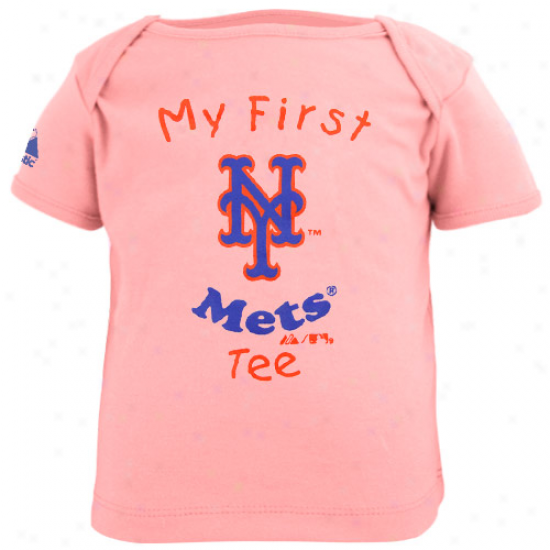 Splendid New York Mets Infant Girls Pink My First Tee T-shirt