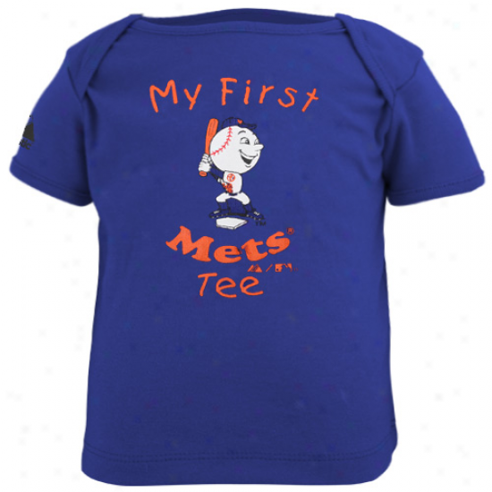 Majestic New York Meta Infsnt My First Tee T-shirt - Royal Blue-