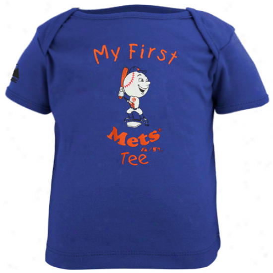 Majestic New York Mets Infant My First Tee T-shirt - Royal Blue