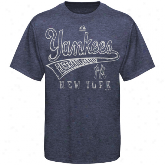 Majestic New York Yankees The whole of Club T-shirt - Navy Blue
