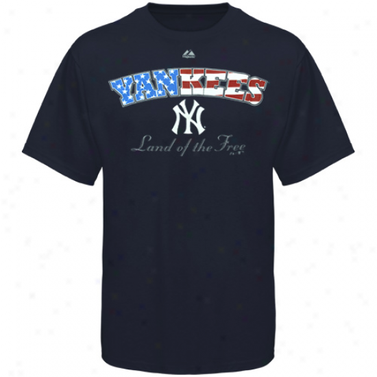 Majestic New York Yankees Glory Team T-shirt - Navy Blue