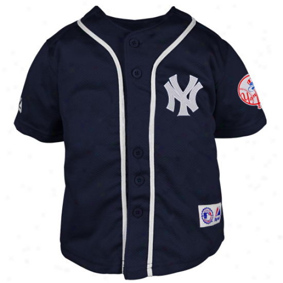 Majestic New York Yankees Infant Closehole Ensnare Jersey - Navy Blue