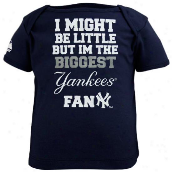 Majestic New York Yankees Infant Navy Blue Biggest Fan T-shirt