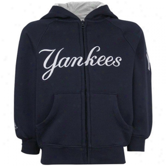 Majesfic New York Yankees Infant Navy Blue Full Zip Hoody Sweatshirt