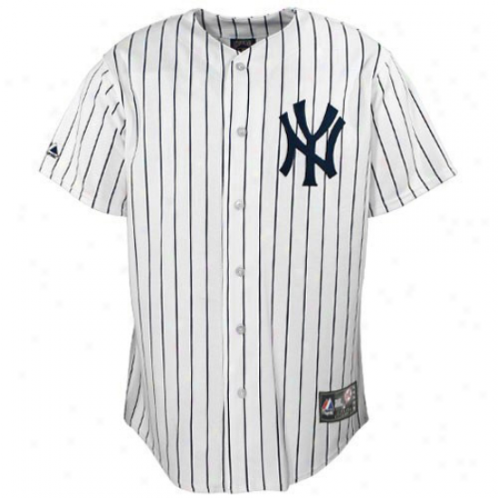 Splendid New York Yankees Preschool Replica Jersey - White Pinstripe