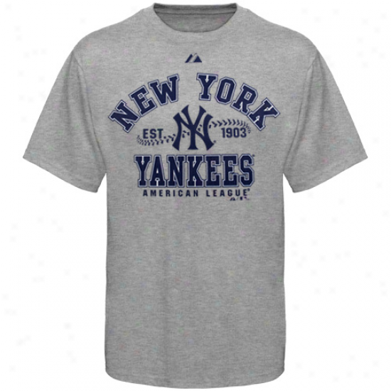 Majestic Repaired York Yankees Youty Ash Dial It Up T-shirt