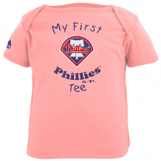 Majestic Philadelphia Phillies Babe My First T-shirt - Pink