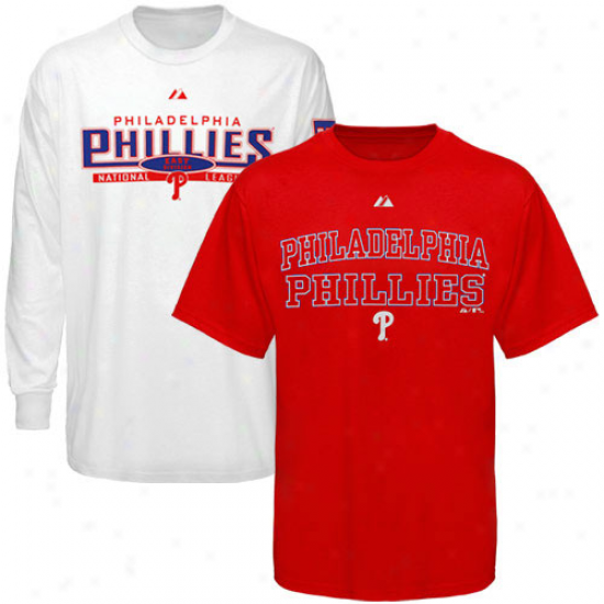 Splendid Philadelphia Phillies Youth Red-white Package T-shirt Combo Set