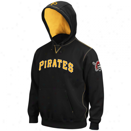 Majestic Pittsburgh Pirates Wicked Golden Chiod Pullover Hoody Swwatshirt