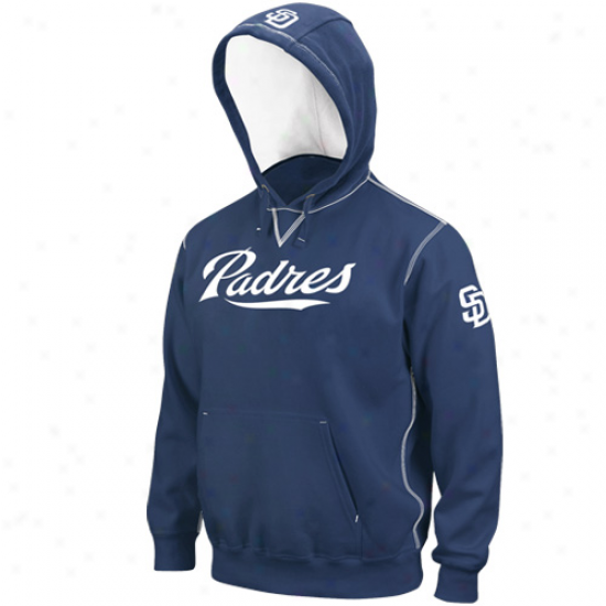 Majestic San Diego Padres Navy Blue Golden Child Pullover Hoody Sweatshirt