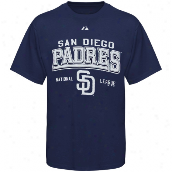 Majestic San Diego Padres Youth Navy Blue Built Legacy T-shirt