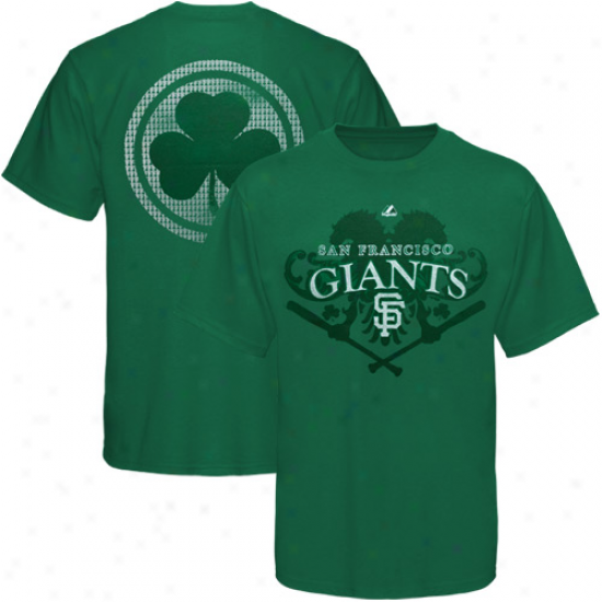 Majestic San Francisco Giants Celtic Catch T-shirt - Green