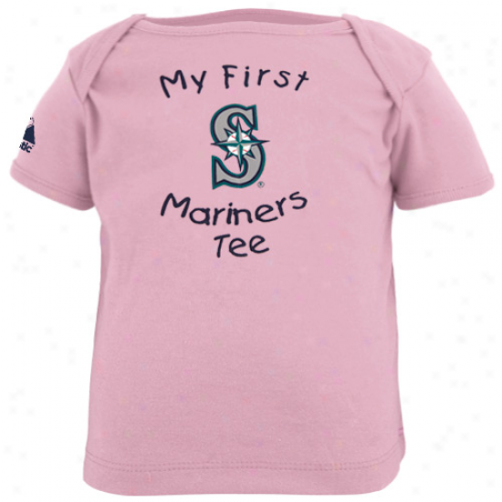 Majestic Seattle Marlnerss Infant My First T-shirt - Pink