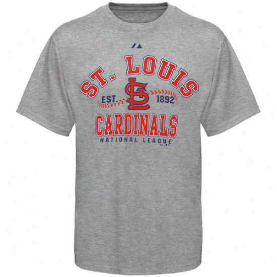Majestic St. Louis Cardinals Ash Dial It Up T-shirt