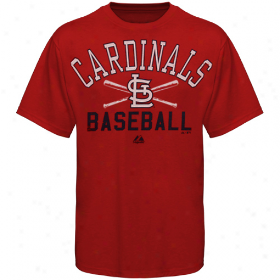 Majestic St. Louis Cardinals Athletic City Modern Fit T-shirt - Red