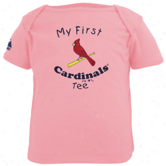 Majestic St. Louis Cardinals Infan Gtirls My First Tee T-shirt - Pink