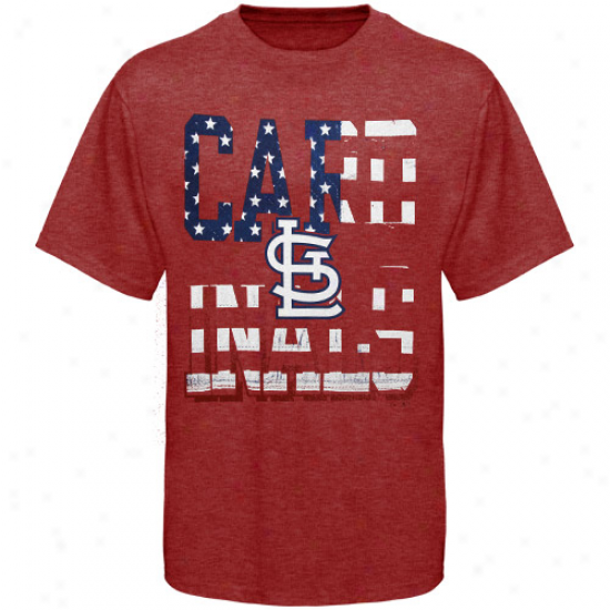 Majestic St. Louis Cardinals Star Spangled T-shirt - Red