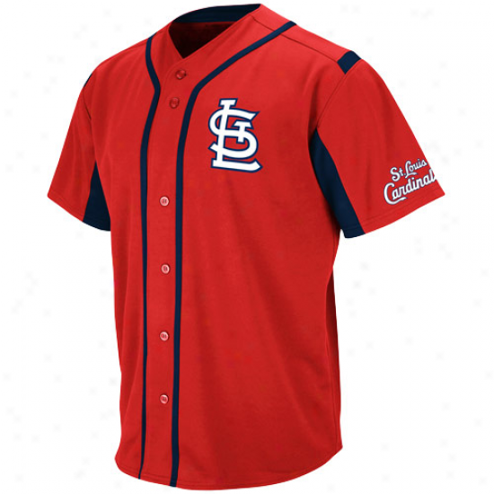 Majestic St. Louis Cardinals Wind-up Jersey - Red