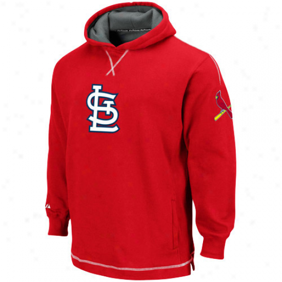 Majestic St. Louis Cardinals Youth Red The Liberation Pullover Hoody Sweatshirt