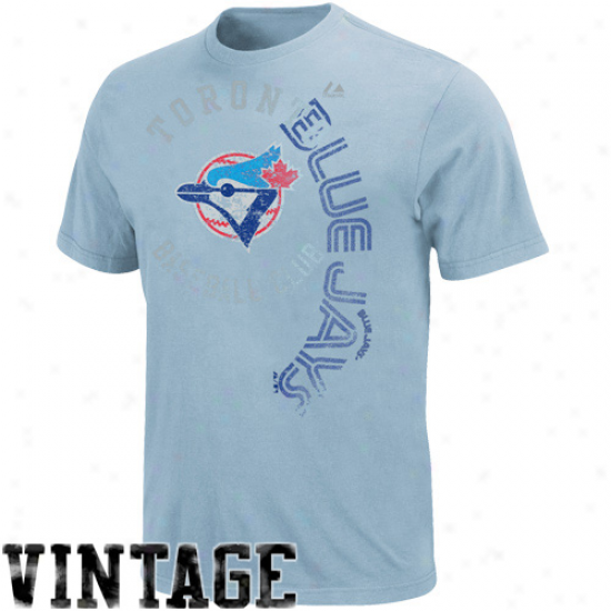 Majestic Toronto Blue Jays Robus tRookie Modern Paroxysm T-shirt - Light Livid