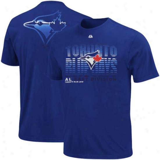 Majestic Toronto Bule Jays Turn To Victory T-shirt - Royal Blue