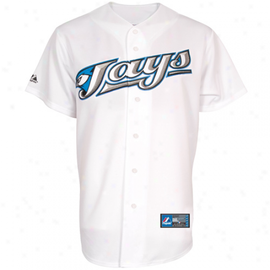 Majestic Toronto Blue Jays Youth Replica Screen Jersey - White