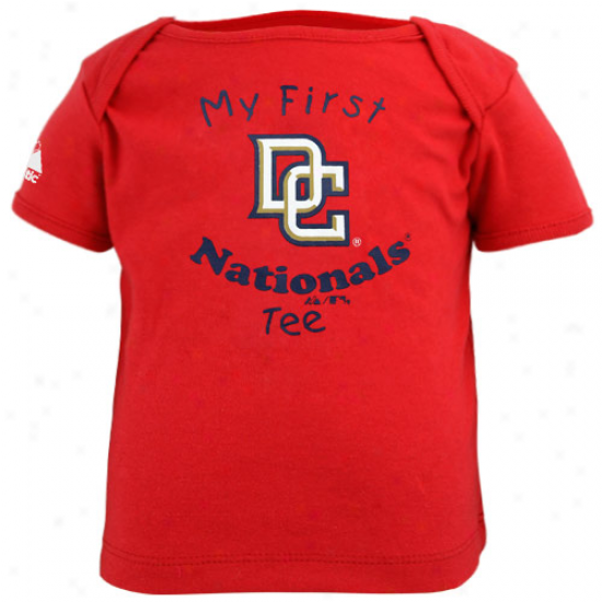 Majestic Washington Nationals Infant My First Tee T-shirt - Red