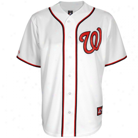 Majestic Washington Nationals Young men Replica Jersey - Whige