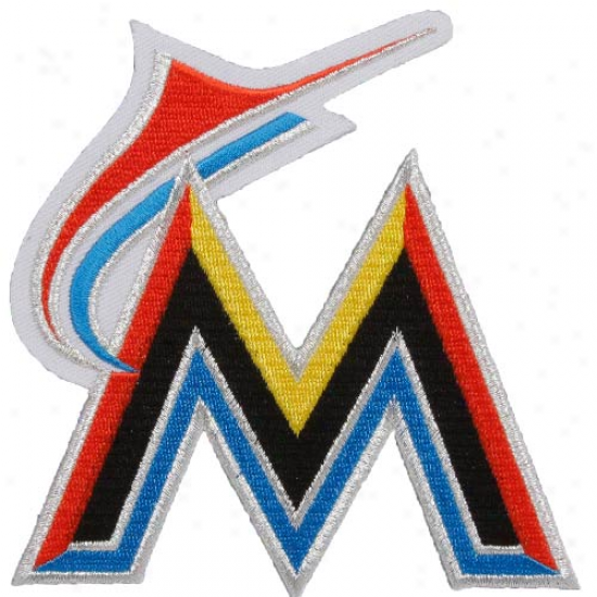 Miami Marlins Emvroidered Team Logo Collectible Patch