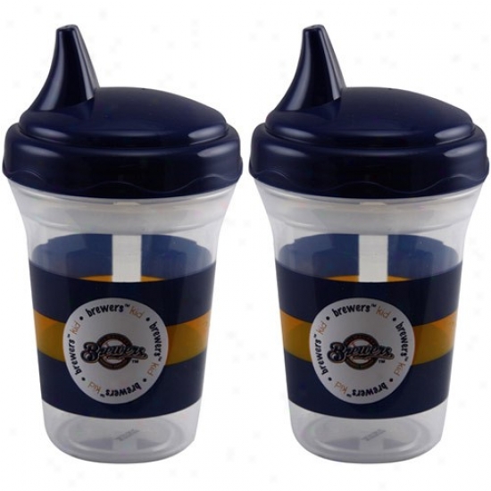 Milwaukee Brewers 2-pack 5oz. Sippy Cups