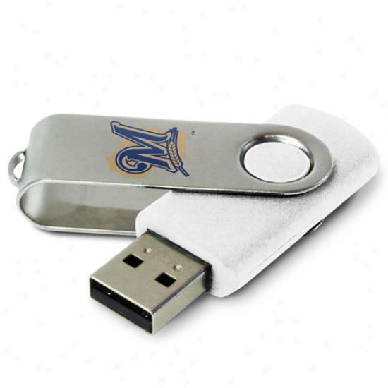 Milwaukee Brewers 4gb Usb Swivel Flash Drive