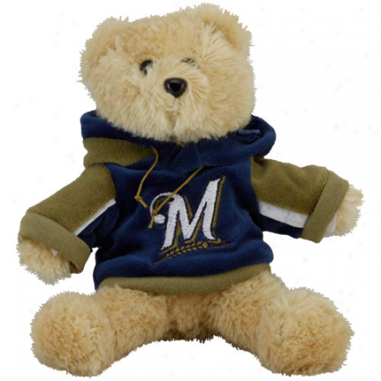 Milwaukee Brewers 8'' Plush Hoody Bear